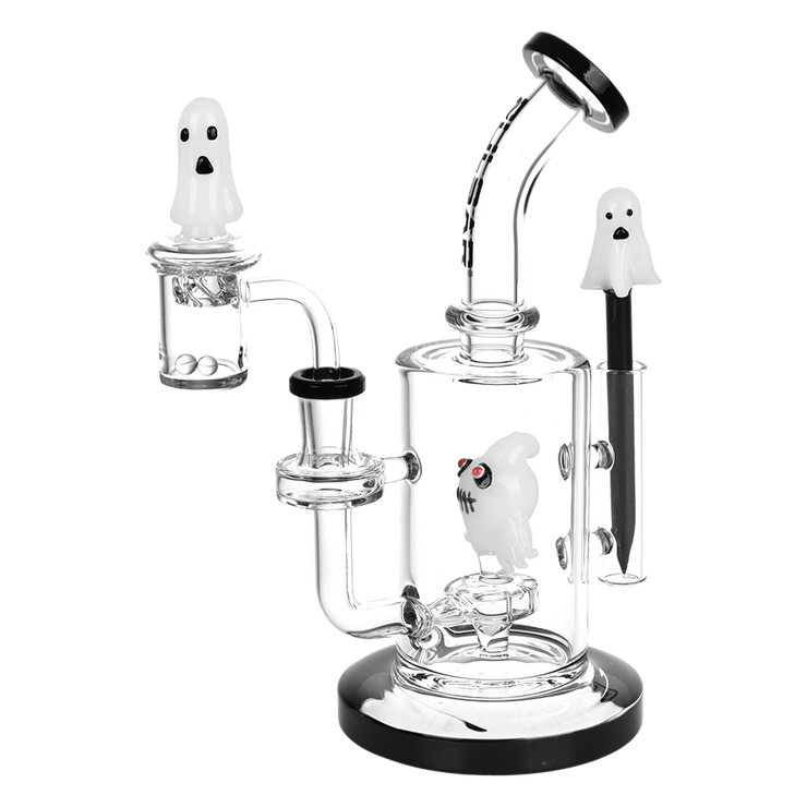 Pulsar Haunted Ghosts Dab Rig Set | Frontal Side View