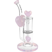 Pulsar Hearts On Hearts Recycler Bong | Front View