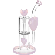 Pulsar Hearts On Hearts Recycler Bong | Back View