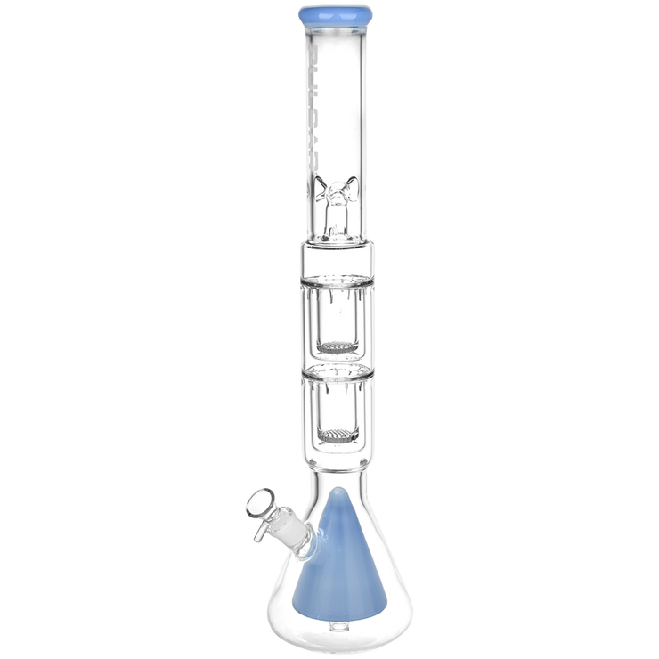 Pulsar High Rise Trinity Beaker Bong | Opaque Blue