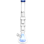 Pulsar High Rise Trinity Beaker Bong | Transparent Blue