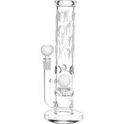 Pulsar Hit The Links Straight Tube Bong | Back View