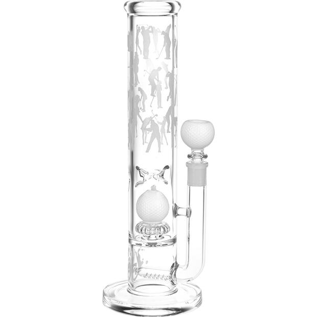 Pulsar Hit The Links Straight Tube Bong | Front View