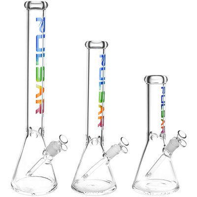 Pulsar Illustrated Logo Beaker Bong | All Sizes Group