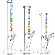 Pulsar Illustrated Logo Straight Tube Bong | All Sizes | Group