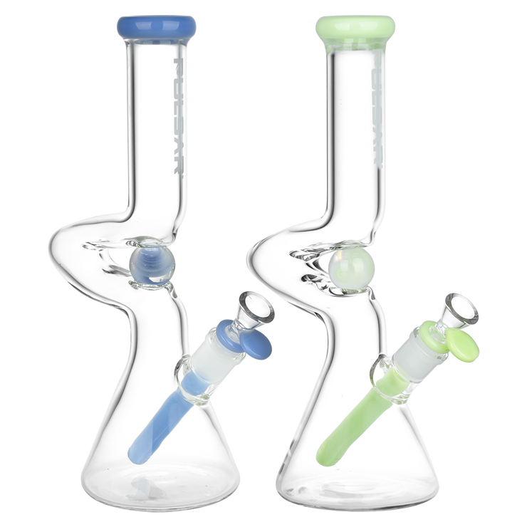 Pulsar Kinked Marble Beaker Bong | Group