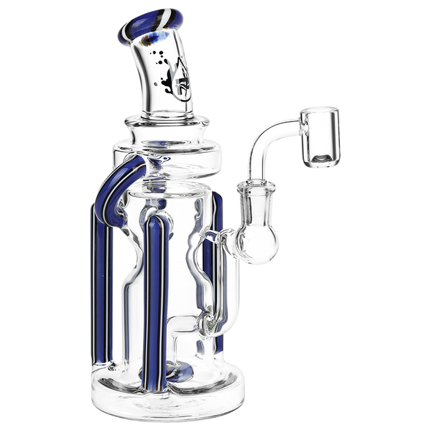 Pulsar Mini Space Station Recycler Dab Rig | Blue