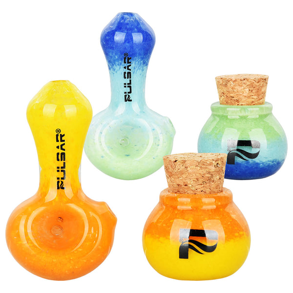 Puff n' Stash Spoon Pipe & Jar Set | Smoking Gift Sets - Pulsar 