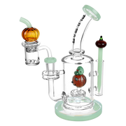 Pulsar Pumpkin Patch Dab Rig Set | Frontal Side View