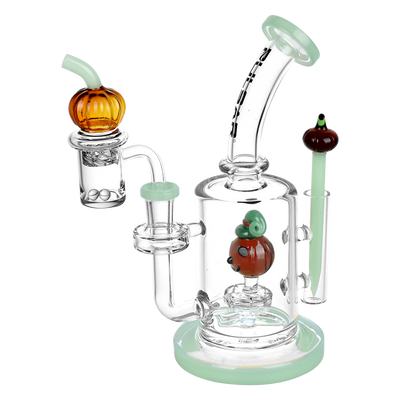 Pulsar Pumpkin Patch Dab Rig Set | Frontal Side View