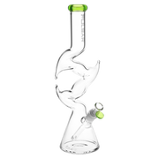 Pulsar Raptor Claw Beaker Bong | Green