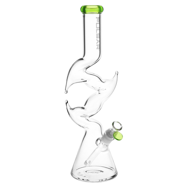 Pulsar Raptor Claw Beaker Bong | Green