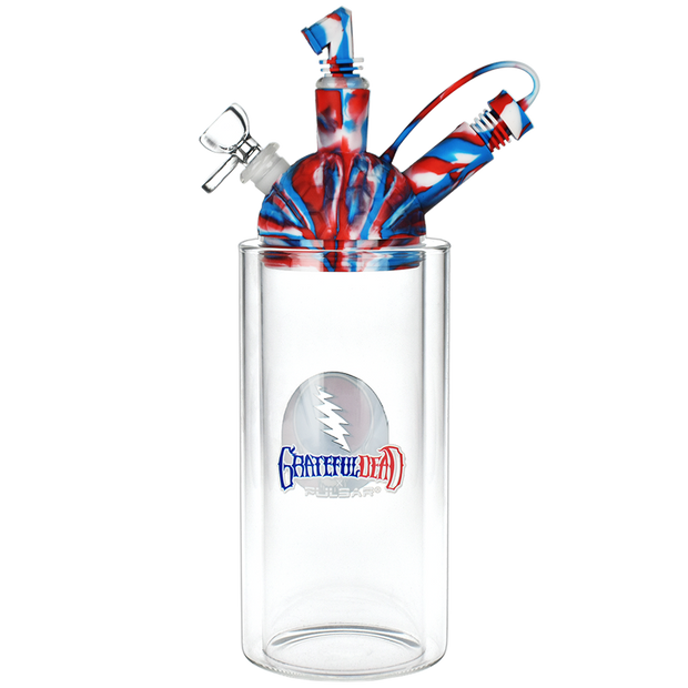 Pulsar RIP Series Gravity Bong | Grateful Dead Steal Your Face | Back View