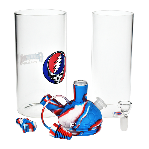 Pulsar RIP Series Gravity Bong | Grateful Dead Steal Your Face | Contents