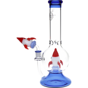 Pulsar Rocket Ship Bubble Bong | Back View