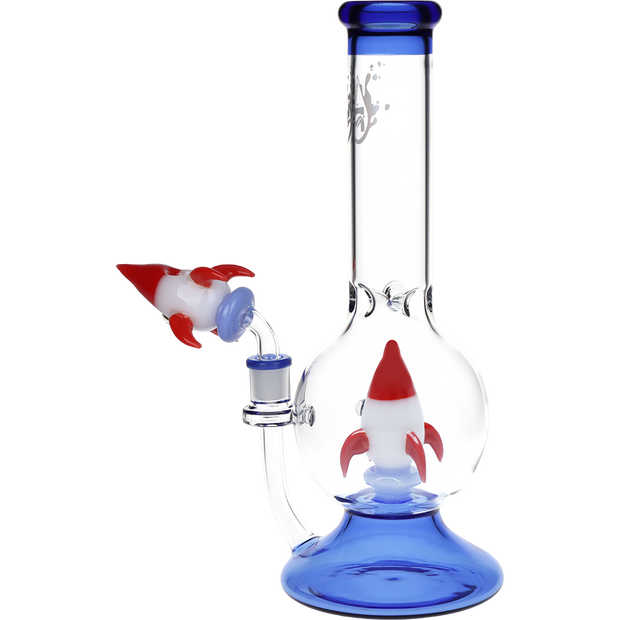 Pulsar Rocket Ship Bubble Bong | Back View