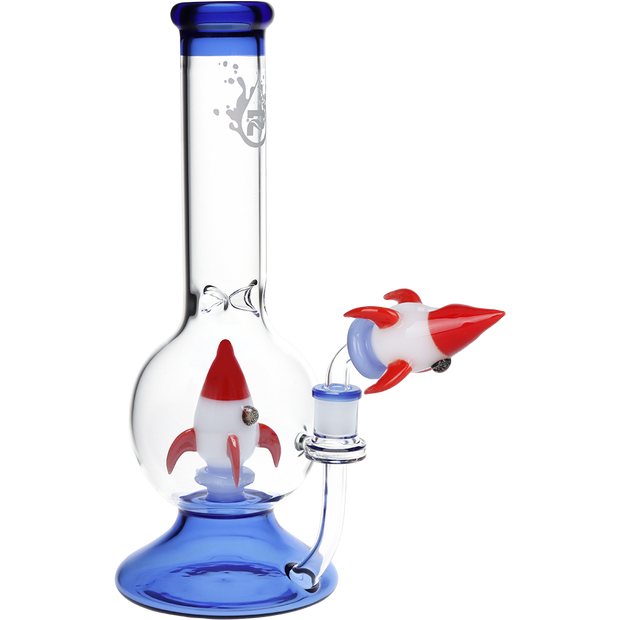 Pulsar Rocket Ship Bubble Bong | Front View