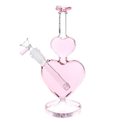 Pulsar Stacked Hearts Bong | Side View