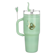 Pulsar Stonely Cup Bong | Green | Back View