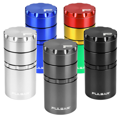 Pulsar Storage Herb Grinder | 5pc | 2" | Group