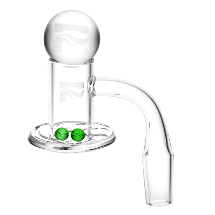 Pulsar Terp Blender Banger & Marble Cap Set | Green