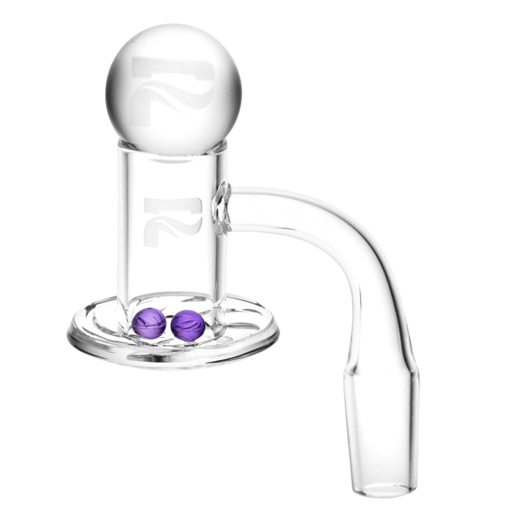 Pulsar Terp Blender Banger & Marble Cap Set | Purple