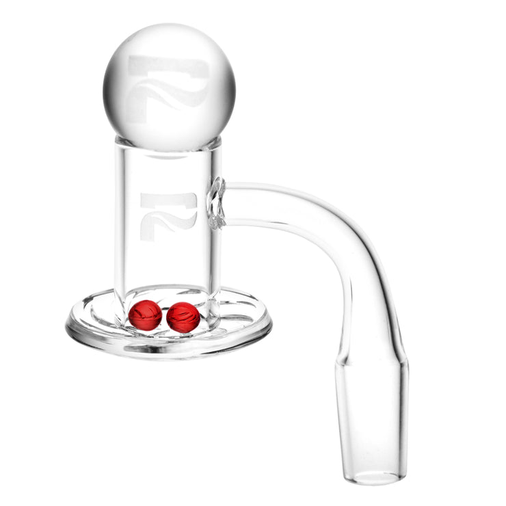 Pulsar Terp Blender Banger & Marble Cap Set | Red