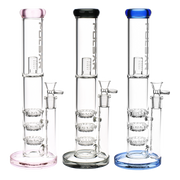 Pulsar Triple Turbine Perc Straight Tube Bong | Group