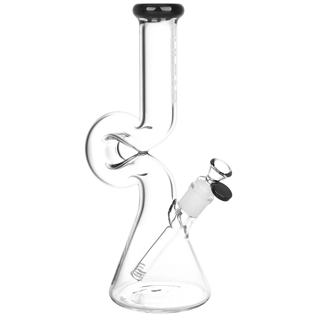 Pulsar Tube Loop Beaker Bong | Black