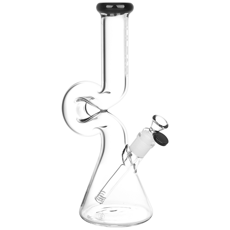 Pulsar Tube Loop Beaker Bong | Black