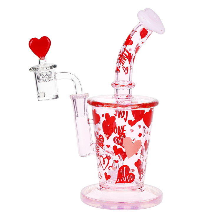 Pulsar Valentine's Love Dab Rig Set | Back View