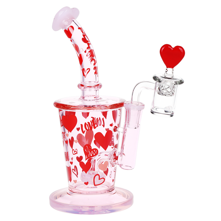 Pulsar Valentine's Love Dab Rig Set | Front View