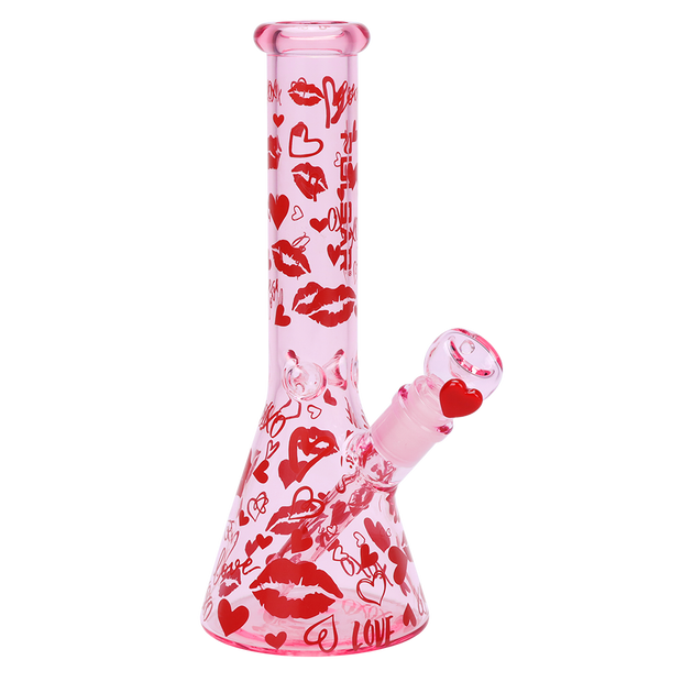 Pulsar XOXO Beaker Herb Pipe Duo | Front View