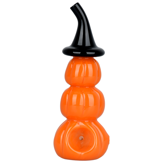 Pumpkin Pile Up Hand Pipe | Back View