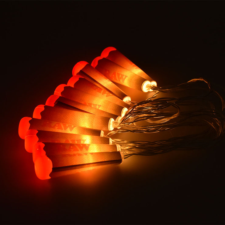 RAW Cone LED String Light Set | Dark View