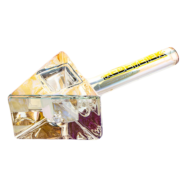 Red Eye Tek Infinity Bowl Triangle Hand Pipe | Rainbow