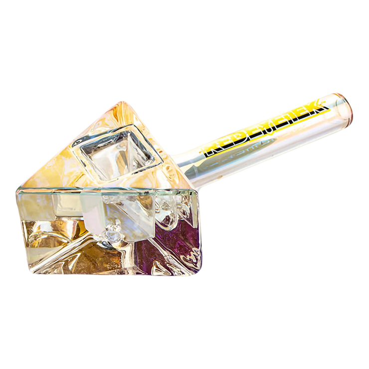 Red Eye Tek Infinity Bowl Triangle Hand Pipe | Rainbow