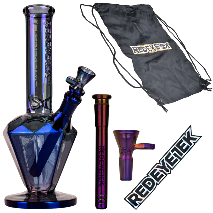 Red Eye Tek Paragon Bong | Blue | Accessories Set