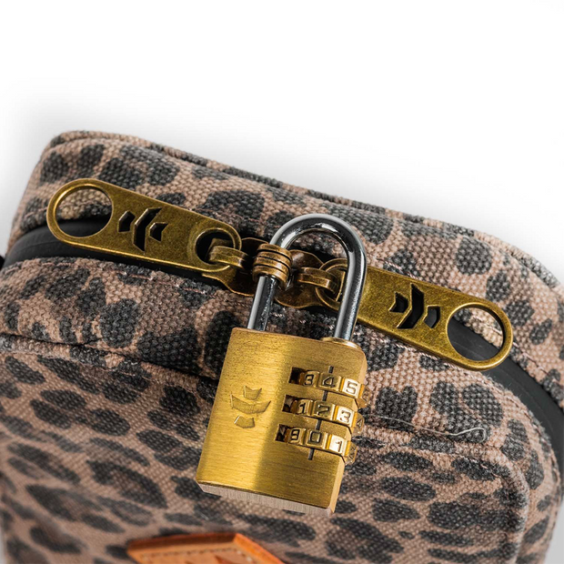 Revelry Traveler Smell Proof Rolling Kit | Leopard | Lock