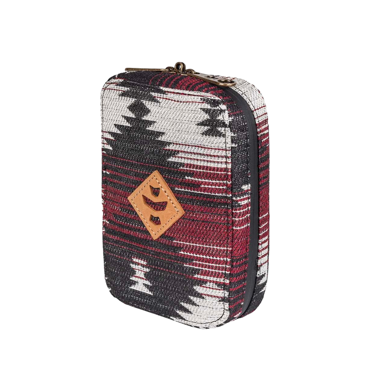 Revelry Traveler Smell Proof Rolling Kit | Maroon | Closed View