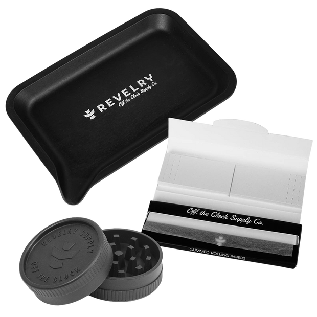 Revelry Traveler Smell Proof Rolling Kit | Smoke | Contents