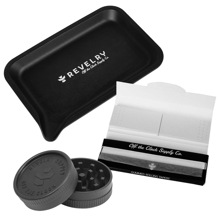 Revelry Traveler Smell Proof Rolling Kit | Smoke | Contents