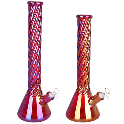 Ruby Luster Beaker Bong | Group