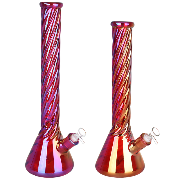 Ruby Luster Beaker Bong | Group