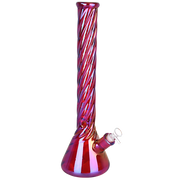 Ruby Luster Beaker Bong | Large Size