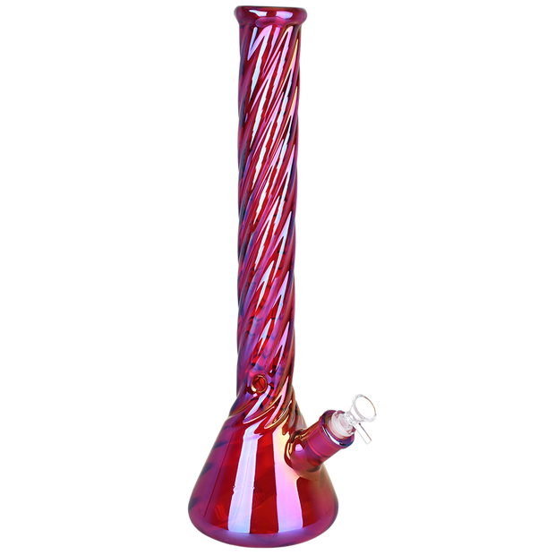 Ruby Luster Beaker Bong | Large Size