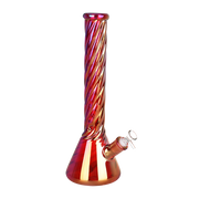 Ruby Luster Beaker Bong | Medium Size