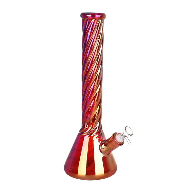 Ruby Luster Beaker Bong | Medium Size