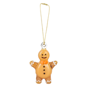 Santa's Secret Hangable Ornament Hand Pipe | Gingerbread Cookie | Front View