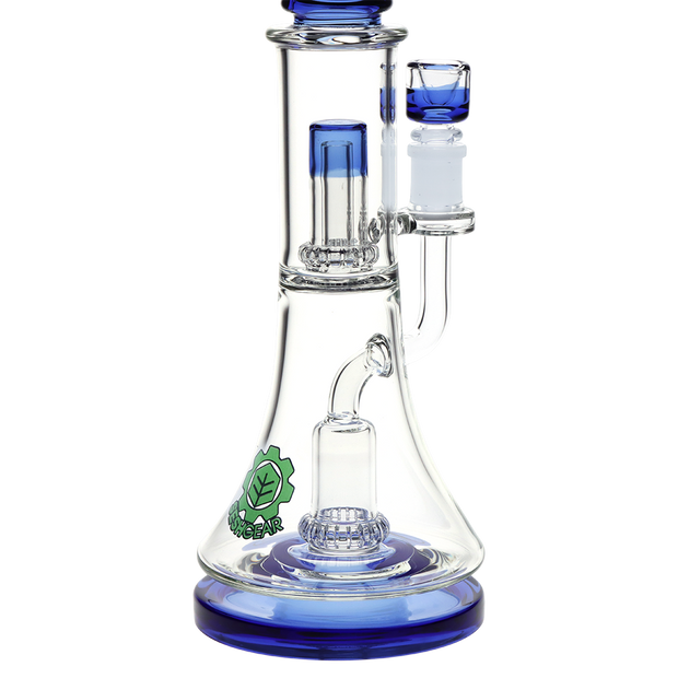 SeshGear Double Perc Beaker Bong | Base Close Up View